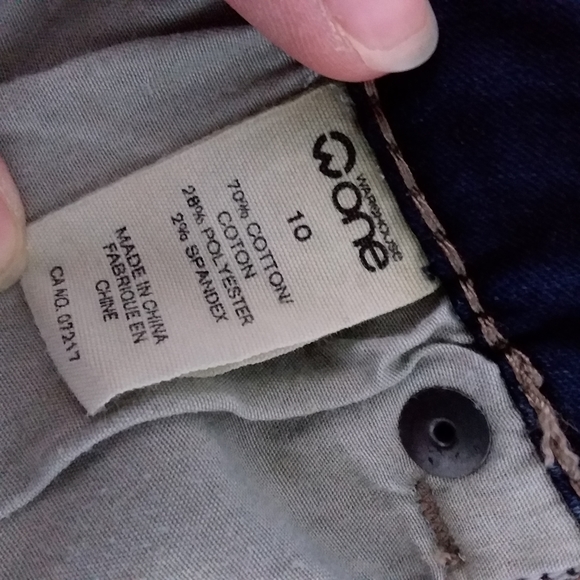 Warehouse One Denim Short Shorts - Picture 4 of 4